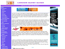 Tablet Screenshot of londonguestguide.com